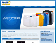 Tablet Screenshot of plasto-pack.com